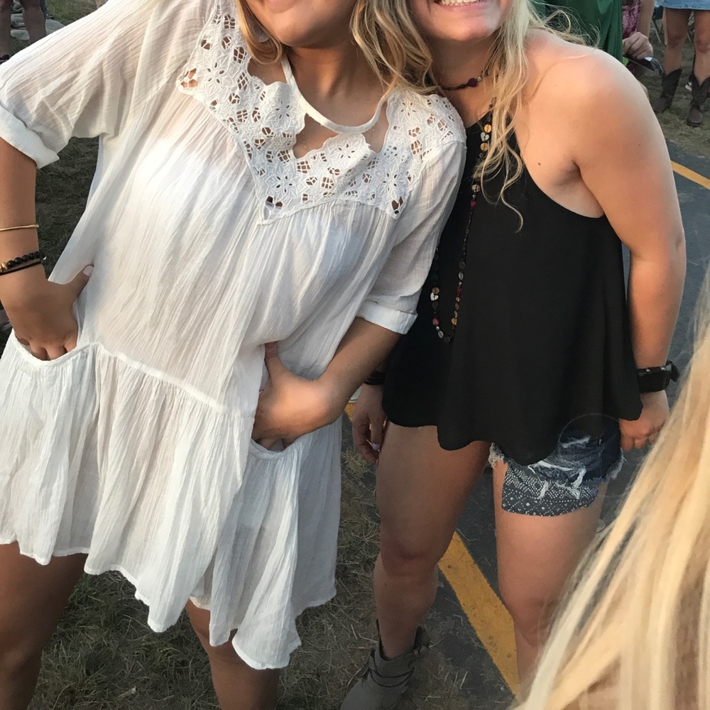 Free People White Tunic